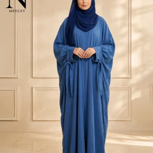 Noor-e-Bowknot Double Abaya