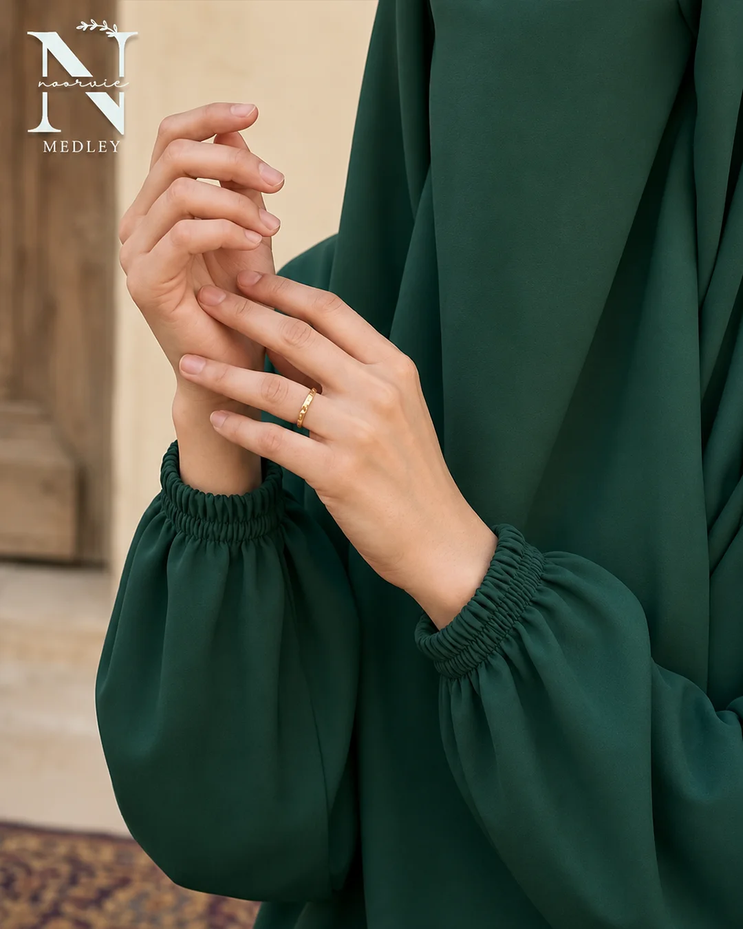 Noor-e-Zamrud Abaya - Image 5